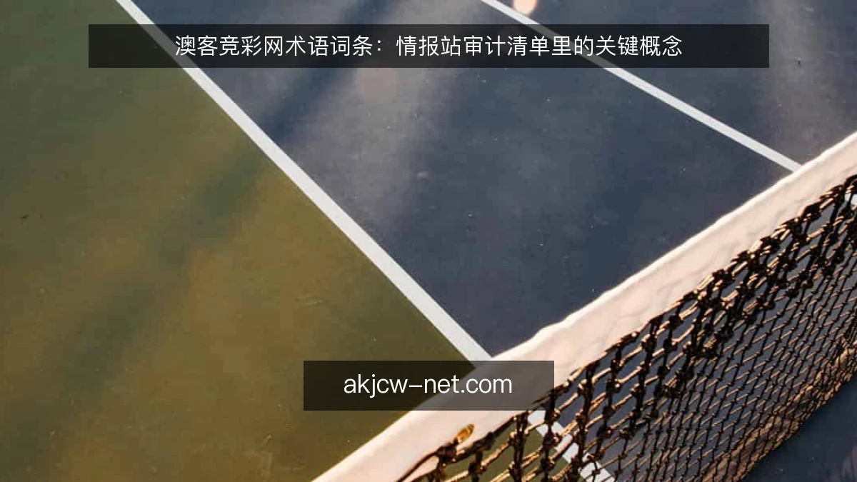 澳客竞彩网术语词条：情报站审计清单里的关键概念